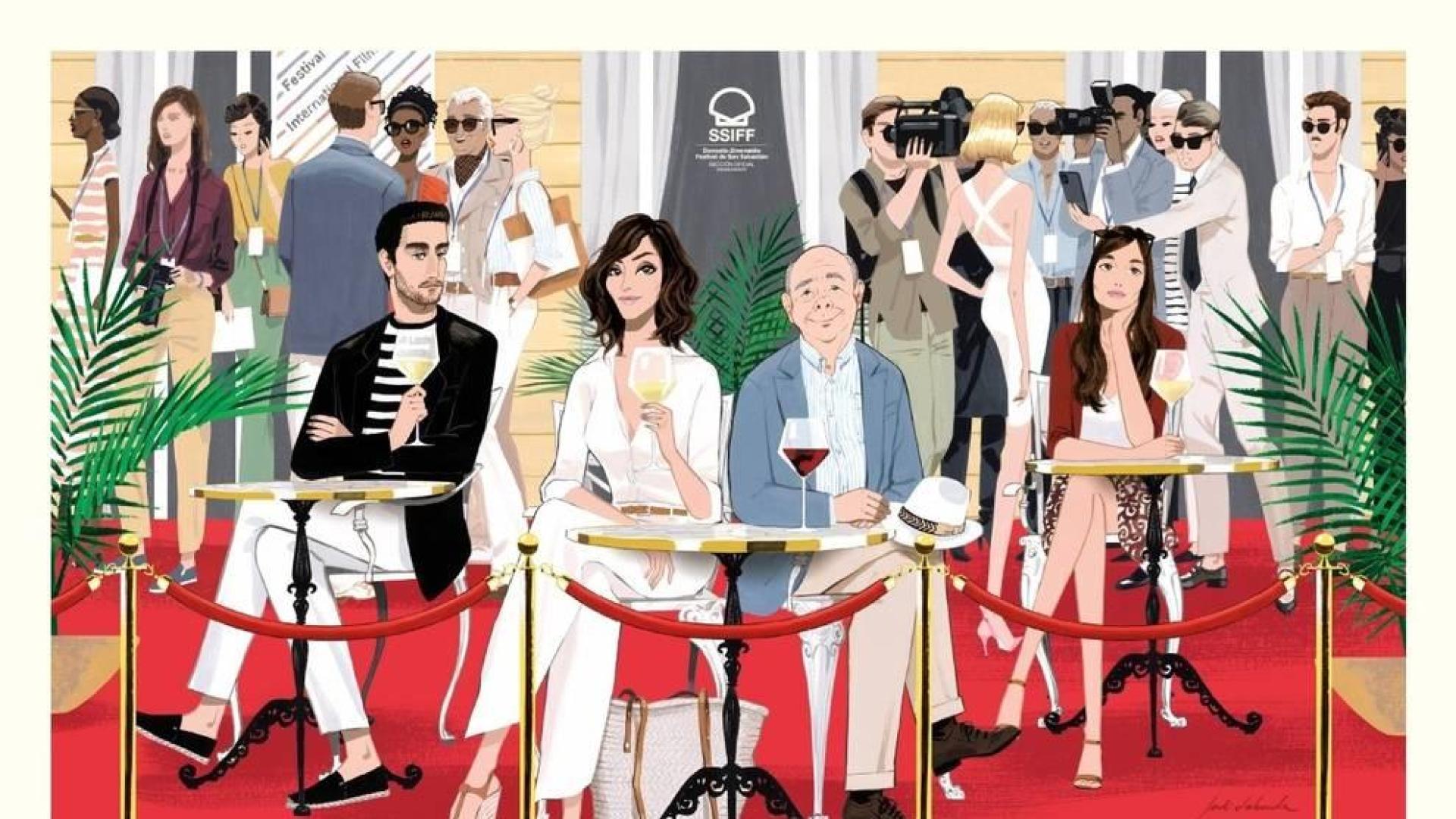 Jordi Labanda firma el cartel de la nueva película de Woody Allen