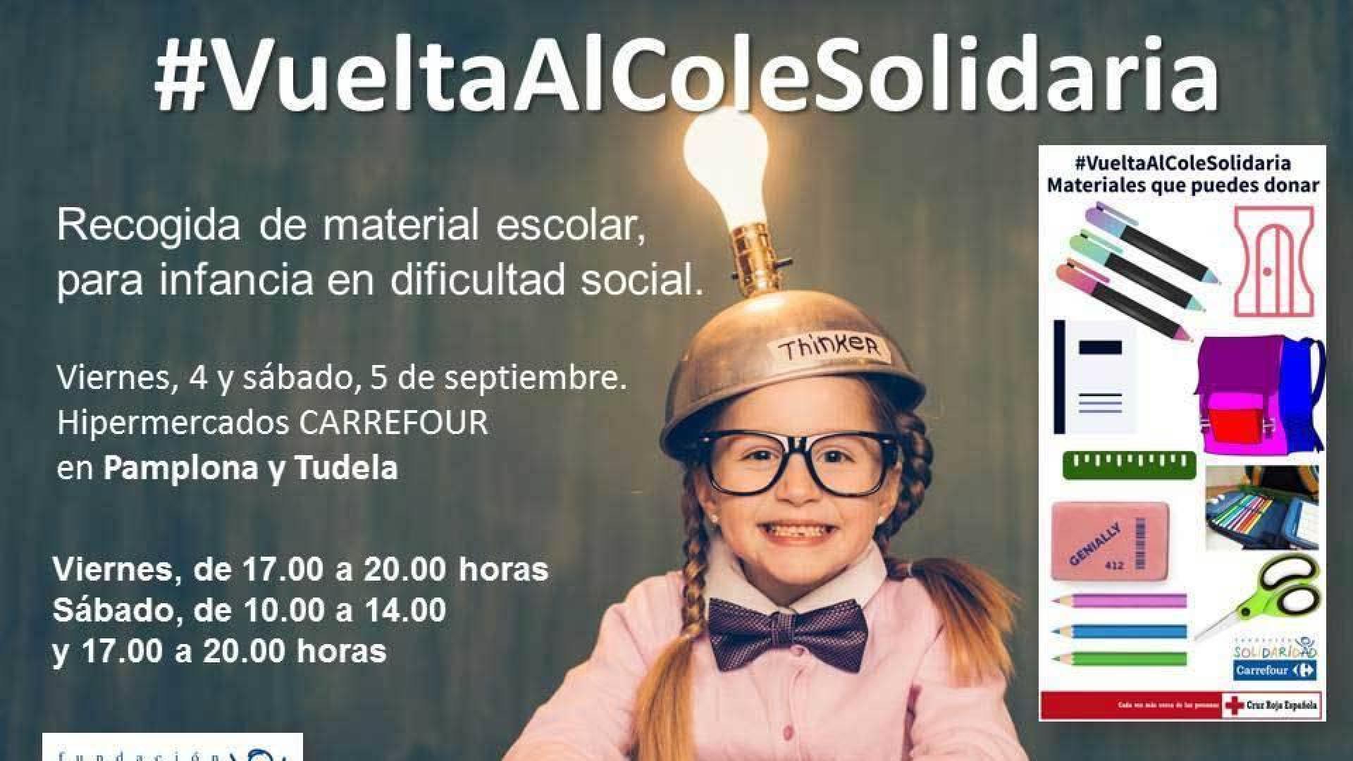 Carrefour y Cruz Roja ponen en marcha la 'Vuelta al Cole Solidaria' 4 y 5 de septiembre