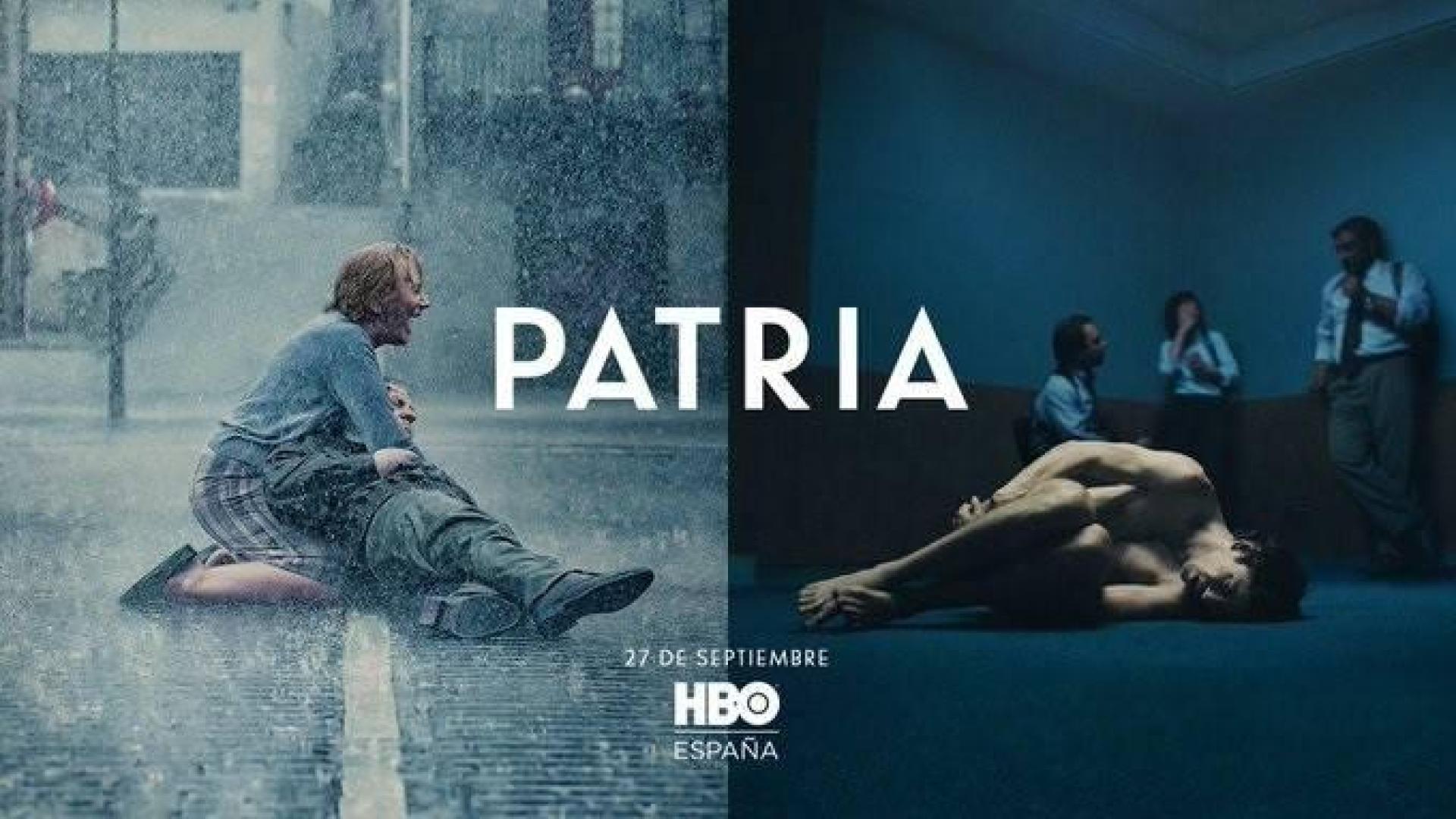 Cartel usado por HBO para promocionar la serie 'Patria' basada en la novela de Fernando Aranburu