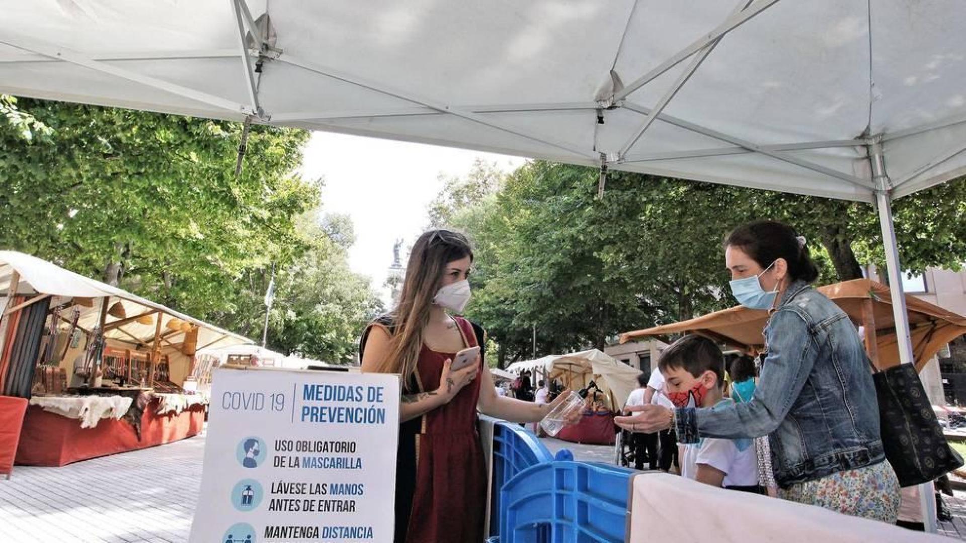 Mercadillo medieval anticovid