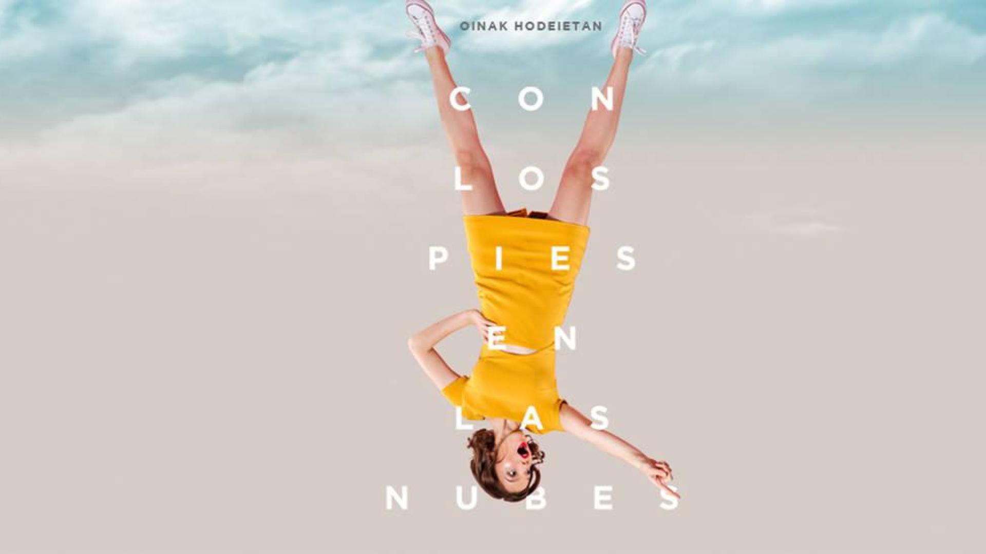 Cartel del programa cultural "Con los pies en las nubes"