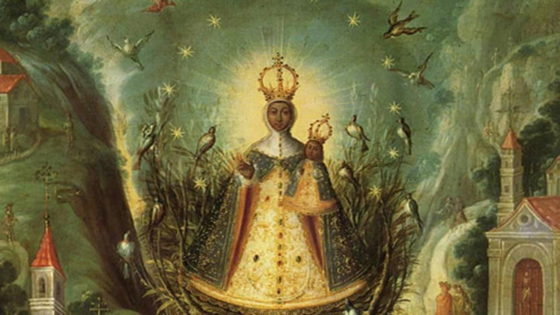 Imagen de la Virgen de Aránzazu