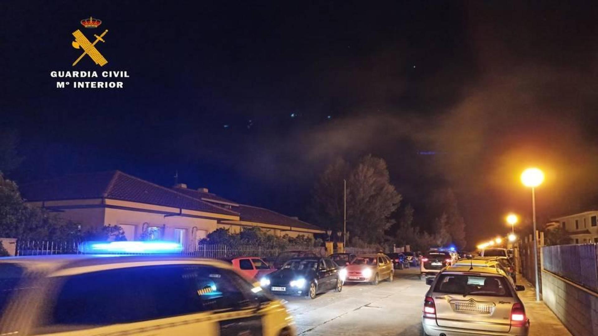 Operativo de la Guardia Civil para disolver la pedida de mano en Casalarreina