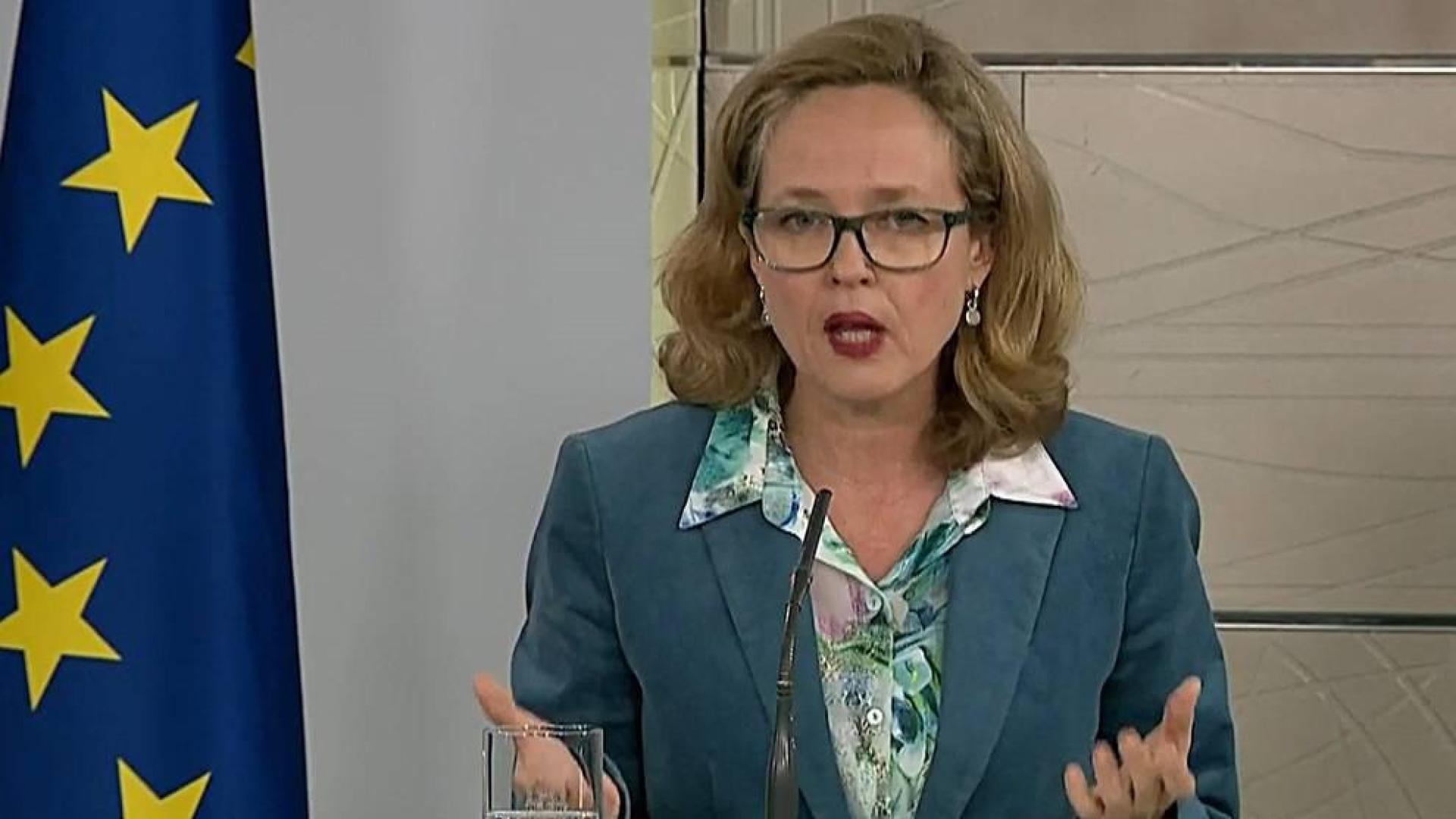 La vicepresidenta de Asuntos Económicos, Nadia Calviño.