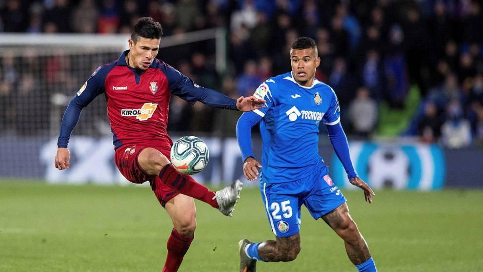 Puntuación de los jugadores de Osasuna contra el Getafe