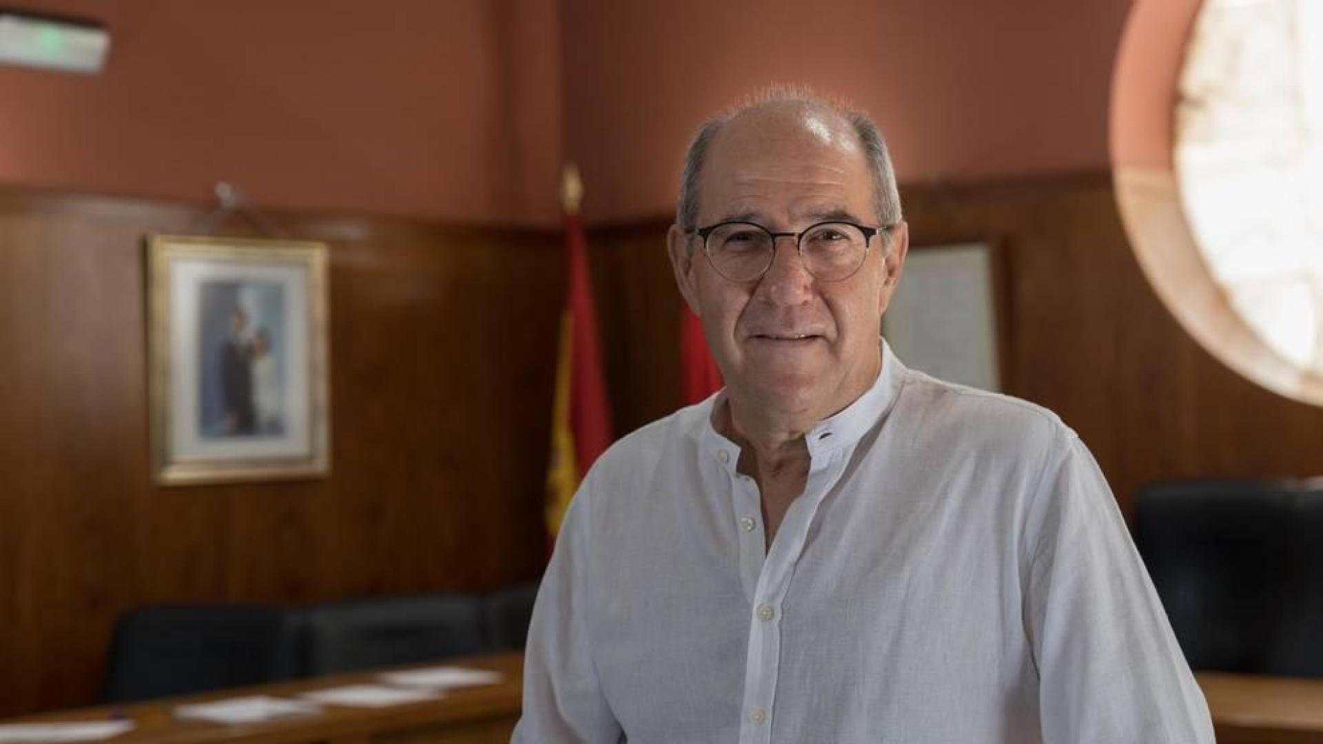 El alcalde de Murchante, Luis Sancho Martínez