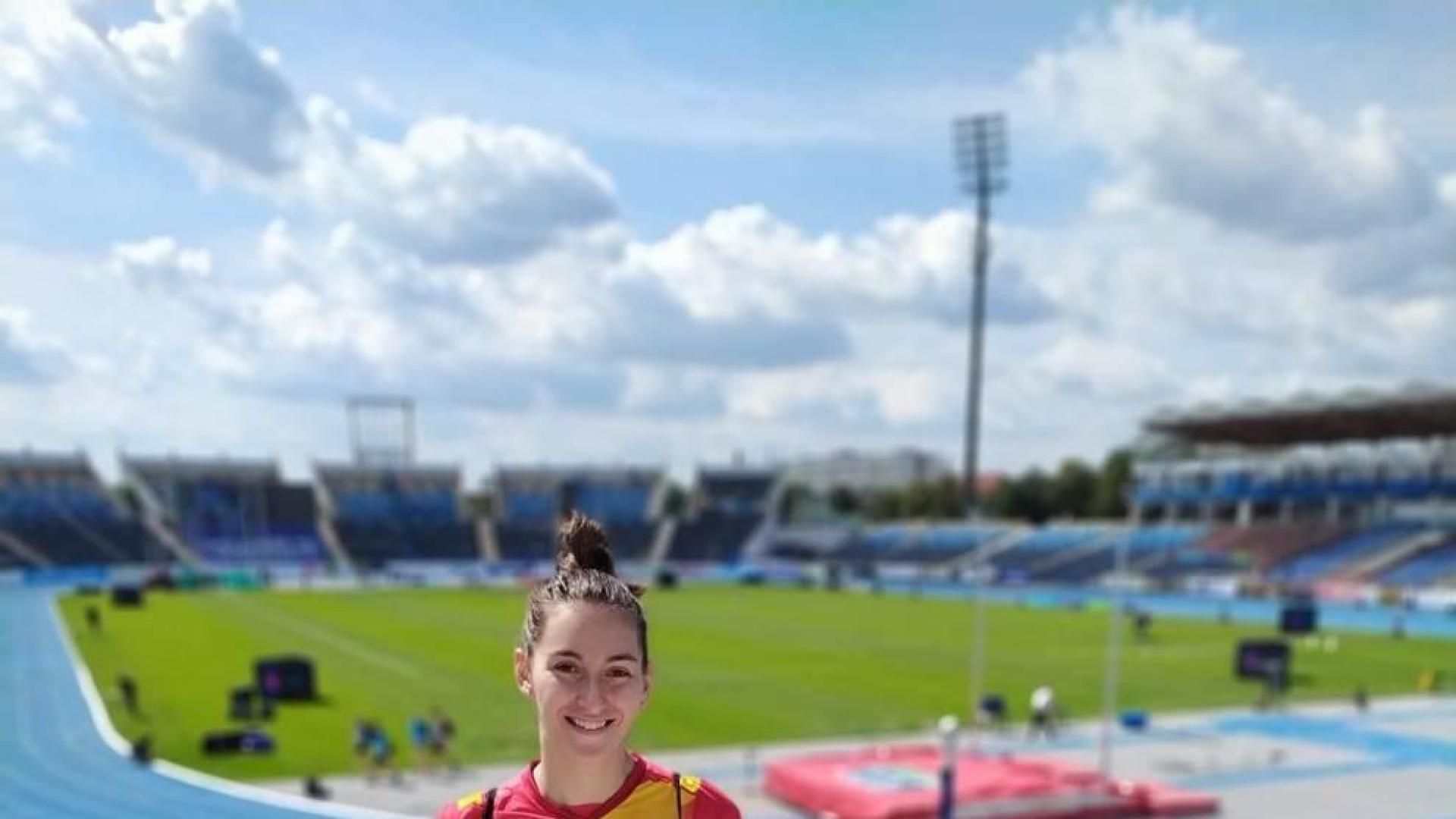 Miren Bartolomé, el año pasado en el estadio polaco de Bydgoszcz.