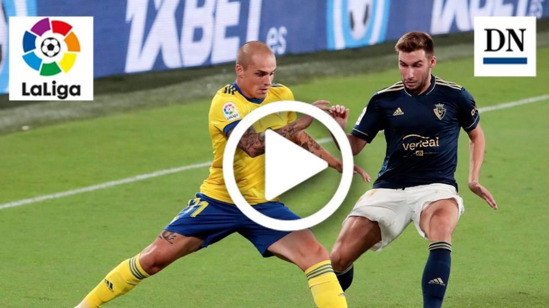 Resumen del Cádiz-Osasuna en vídeo