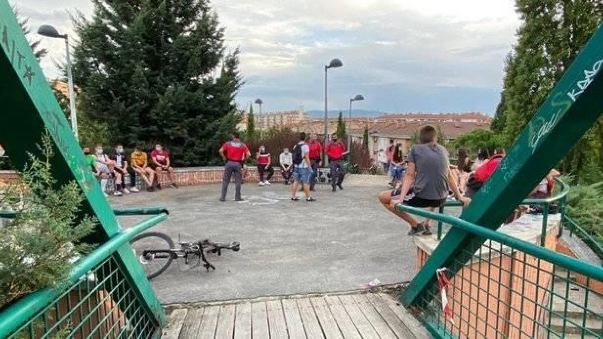 Disuelta una reunión de 30 jóvenes en Ansoáin