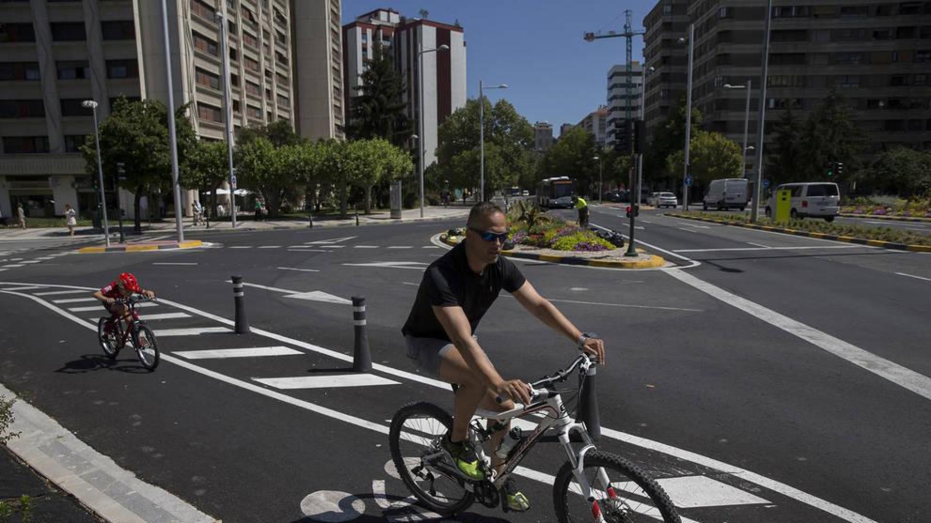 Pamplona se mueve por la bicicleta