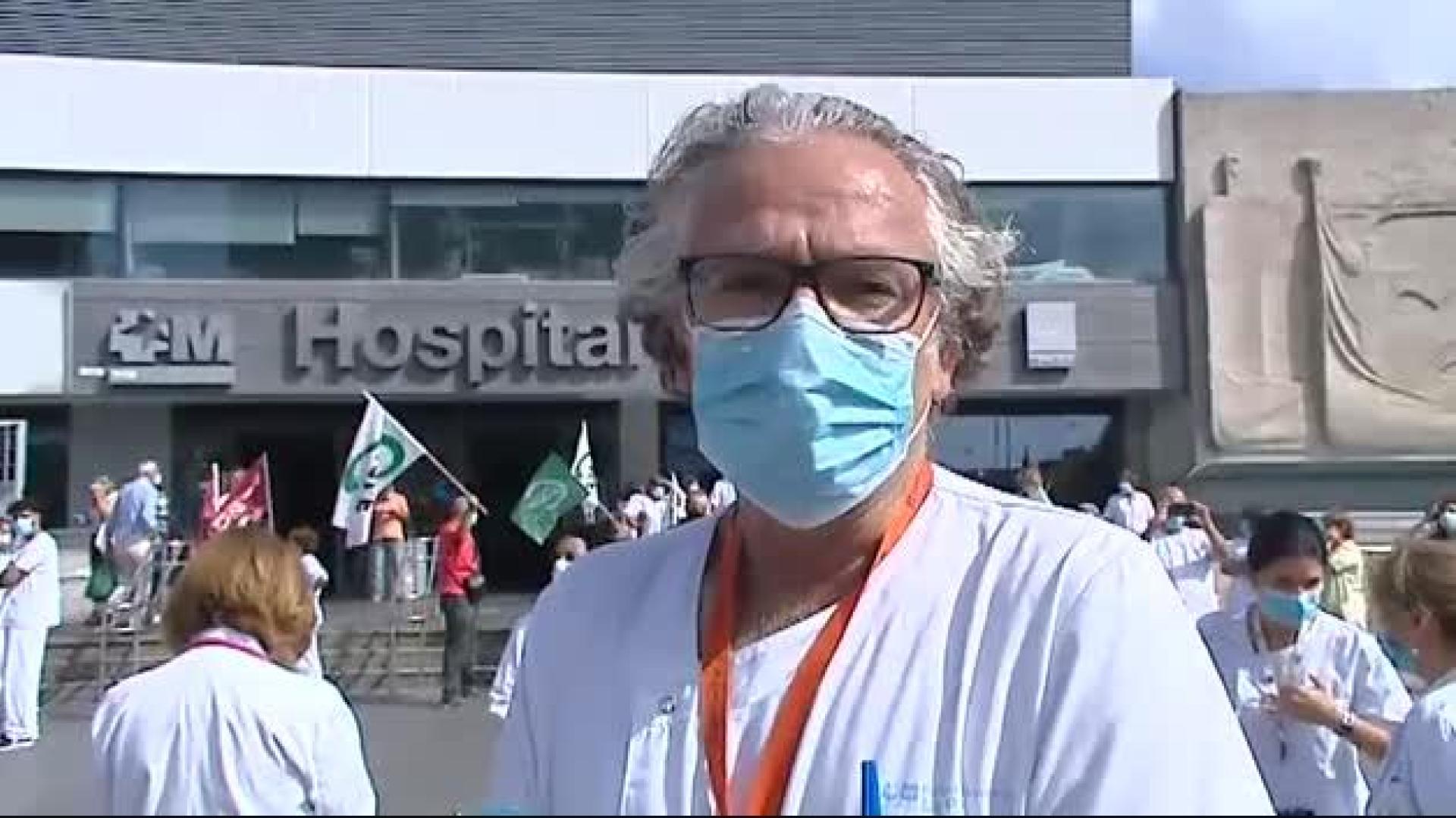 Los sanitarios madrileños piden más medios y personal