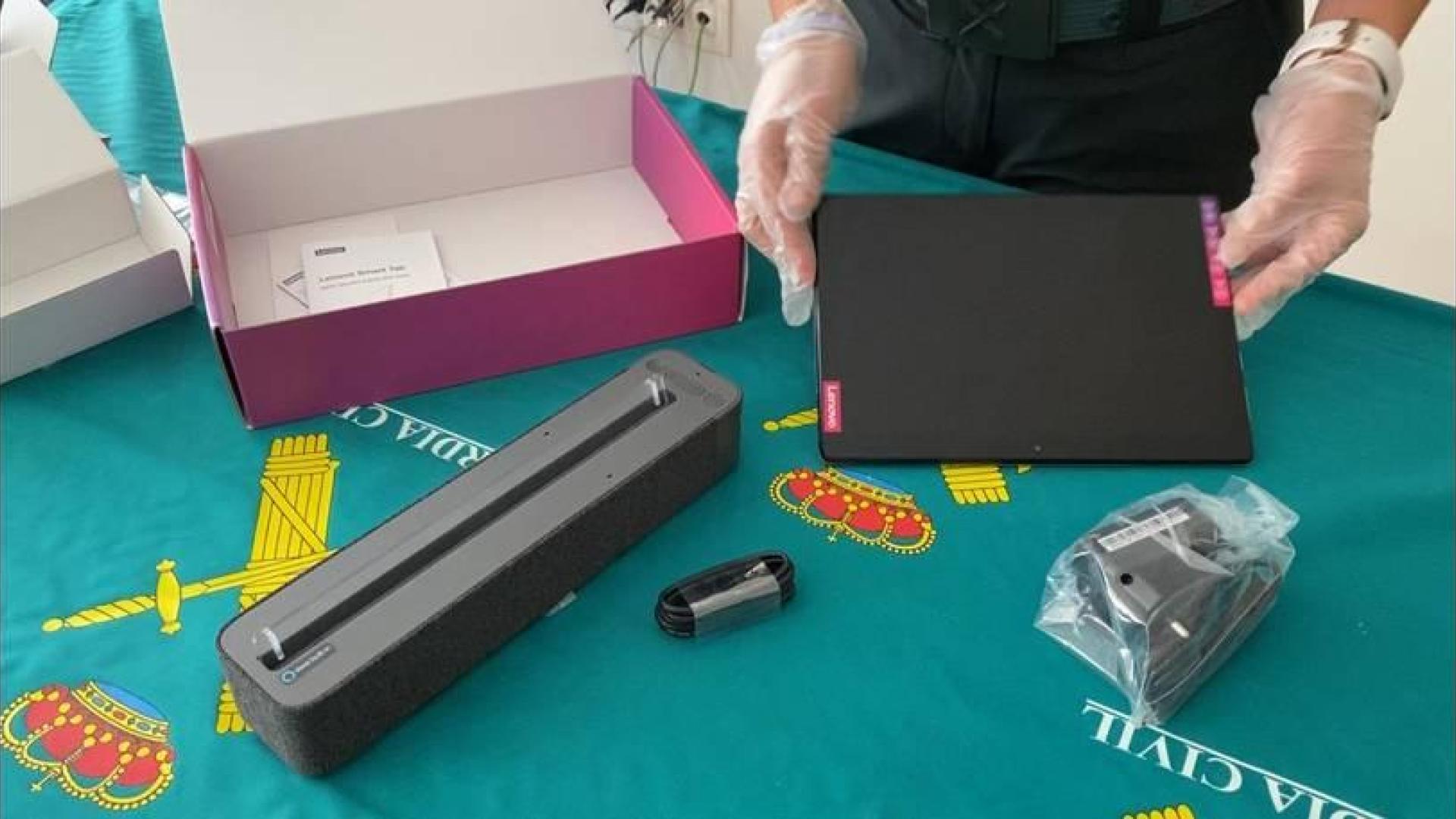 Una de las tablets robadas en el hotel que ha sido recuperada