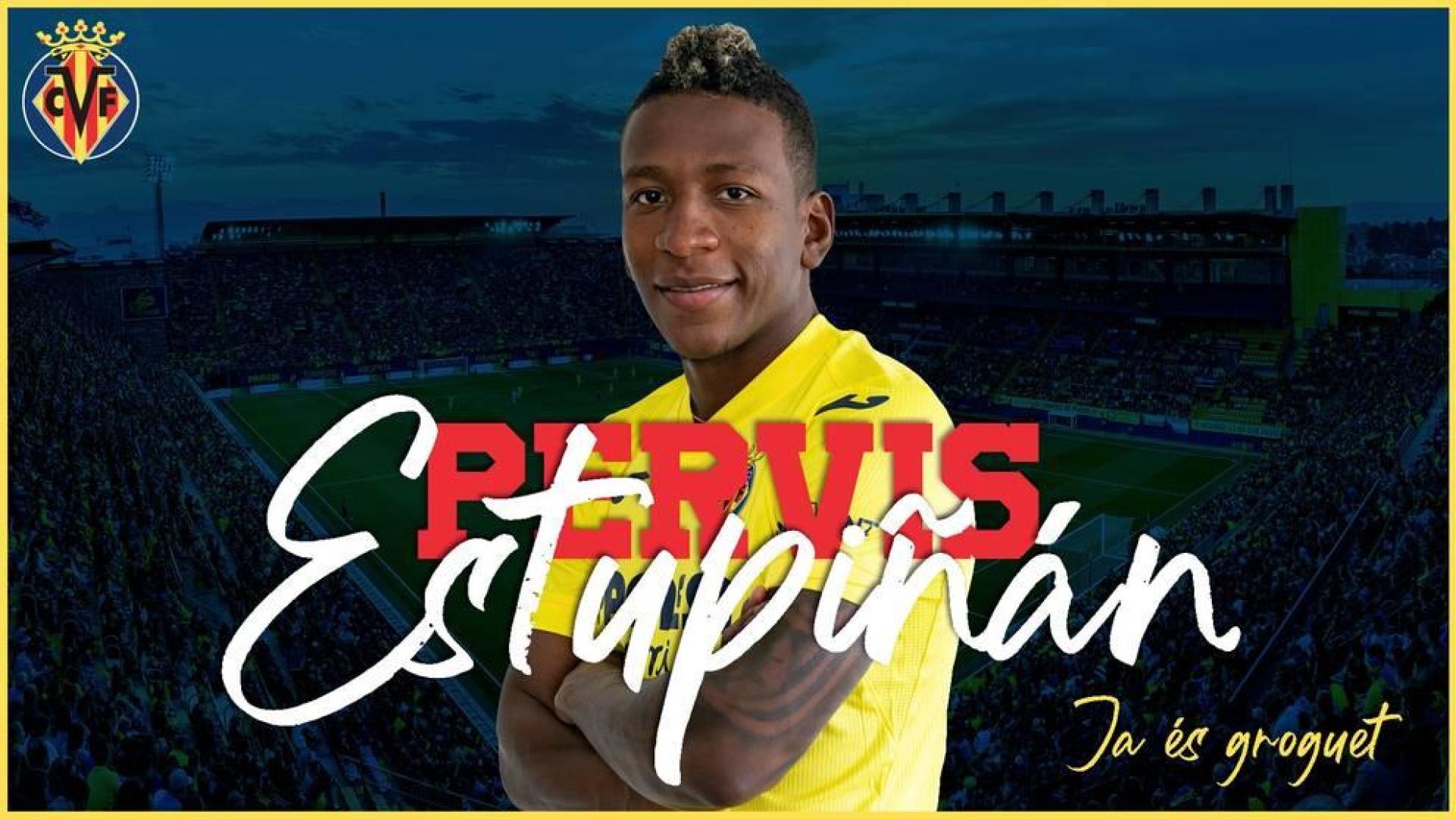 El Villarreal confirma el fichaje de Estupiñán y Osasuna cobrará 400.000 euros