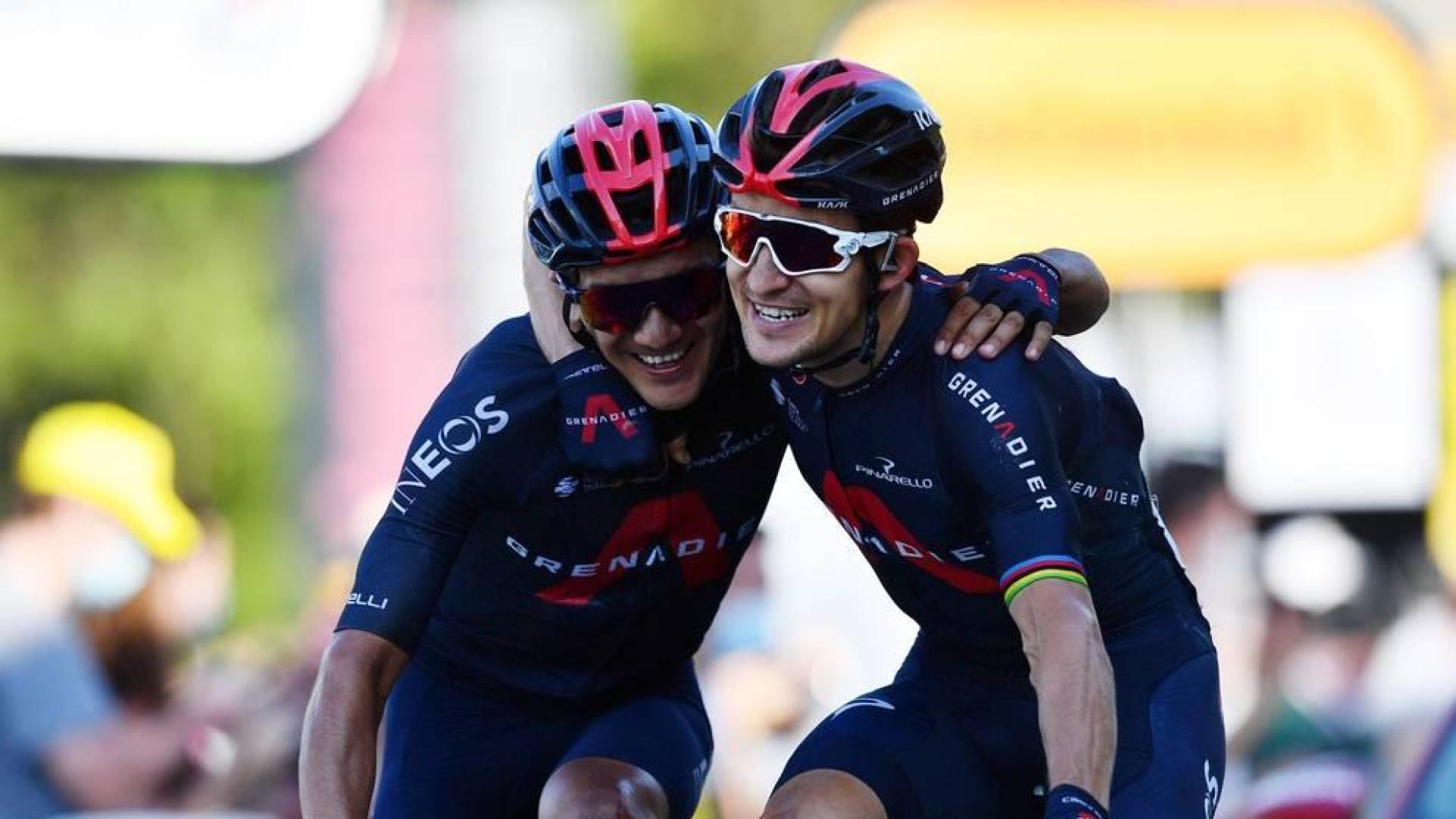 Kwiatkowski gana de la mano de Carapaz y Roglic sigue de amarillo