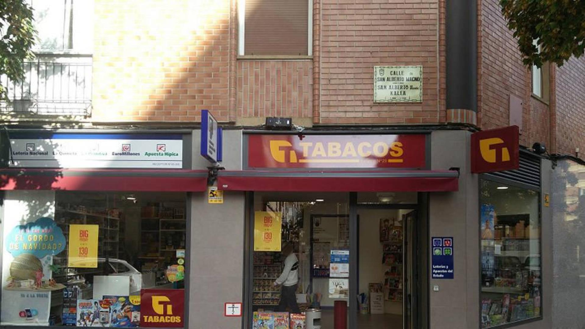 Despacho receptor 63.200, en la calle Martín Azpilicueta de Pamplona