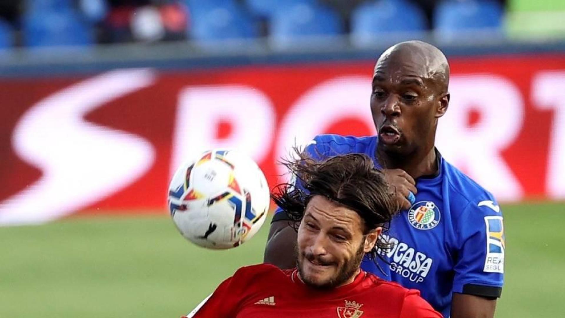 Fotos del partido Getafe-Osasuna en el Coliseum Alfonso Pérez.
