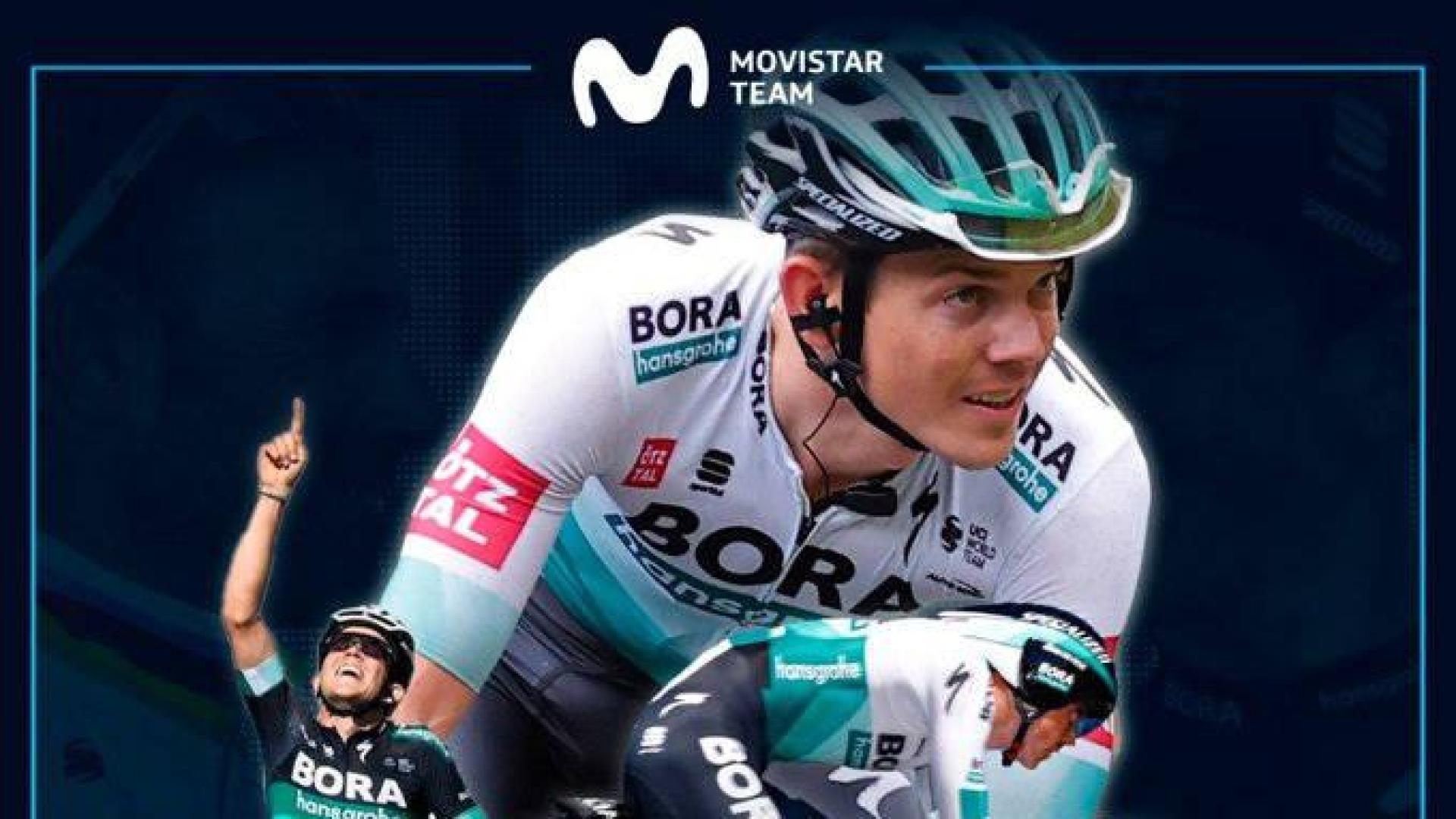 Anuncio de Movistar del fichaje de Gregor Mühlberger.
