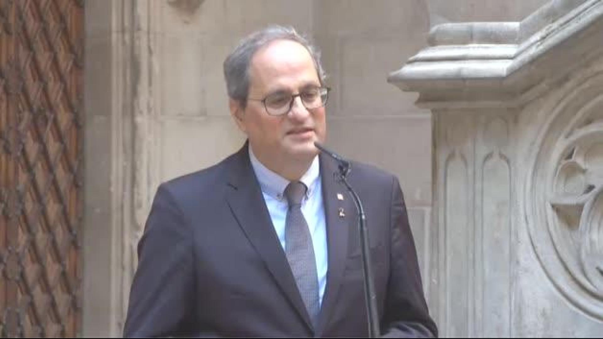 Torra: “Hiciera lo que hiciera, dijera lo que dijera, la sentencia ya está escrita”