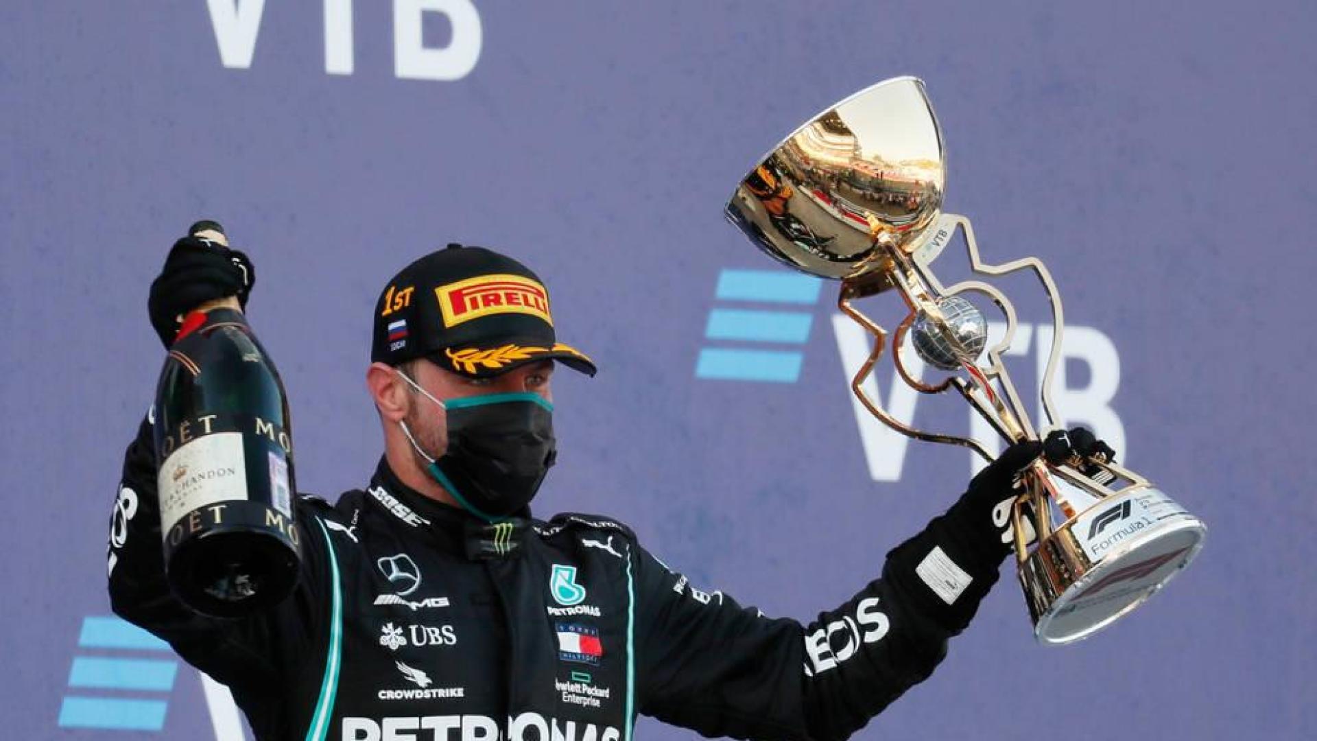 Valtteri Bottas, ganador del Gran Premio de Rusia.