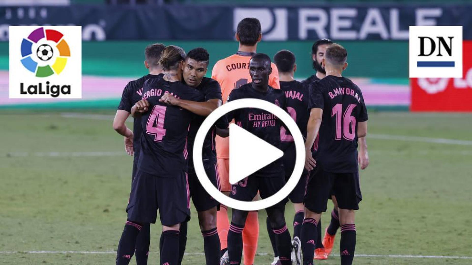 Resumen del Betis 2-3 Real Madrid en vídeo