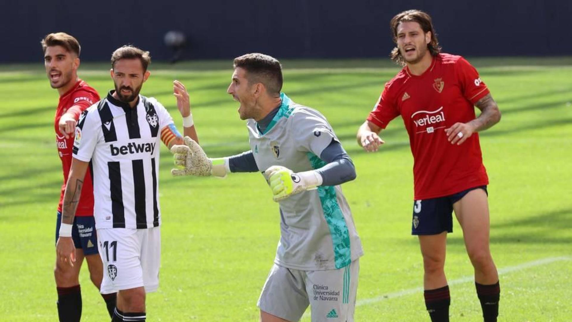 La picota: puntuación de los jugadores de Osasuna contra el Levante