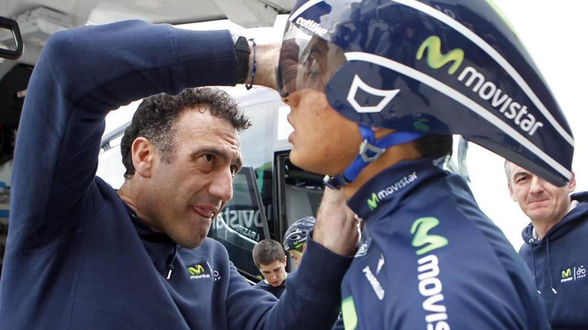Chente García Acosta, director deportivo del Movistar: “Es un buen Giro para nuestros jóvenes”