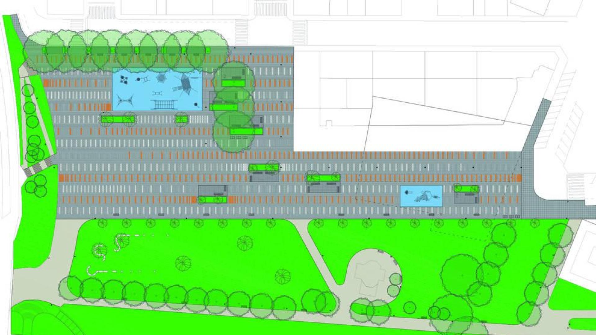 Comienzan las obras de urbanización del entorno del patinódromo de San Jorge