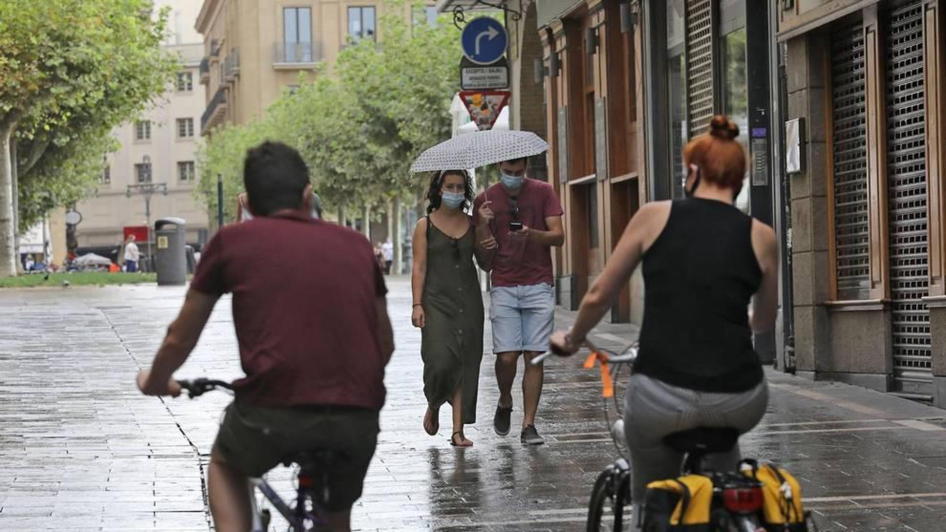 Fin de semana con temperaturas frescas y chubascos en Navarra