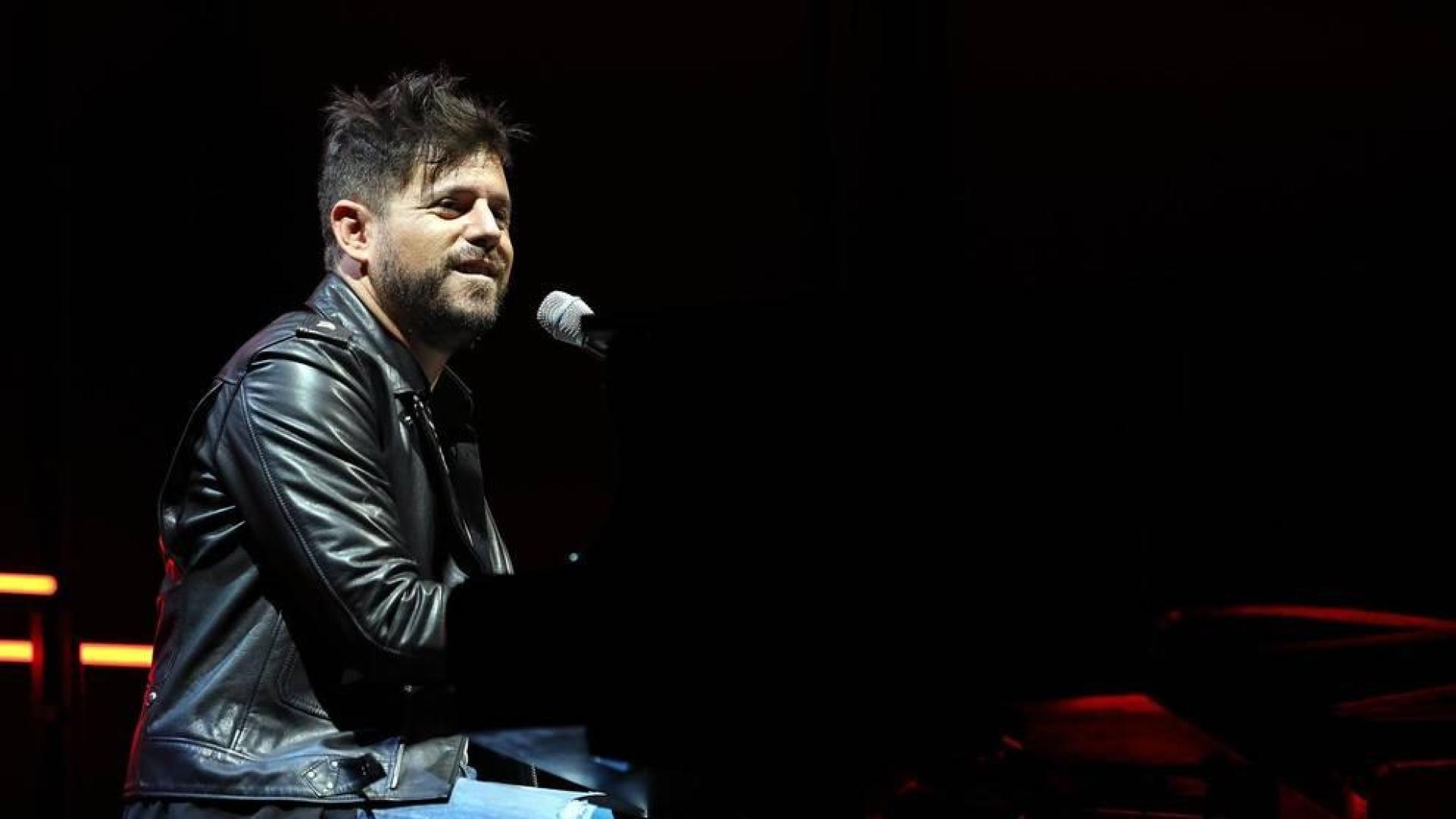 Imágenes de Pablo López en el pabellón Navarra Arena de Pamplona.