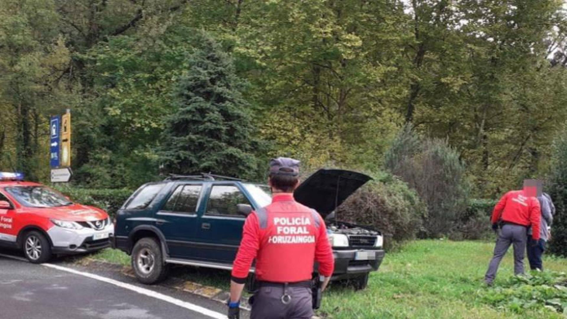 Momento de la detención en Bera.