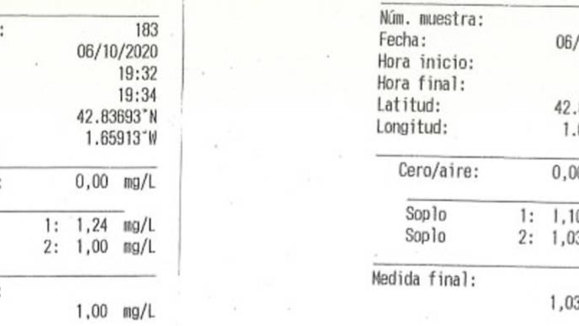 Investigados tres conductores tras dar positivo en Pamplona