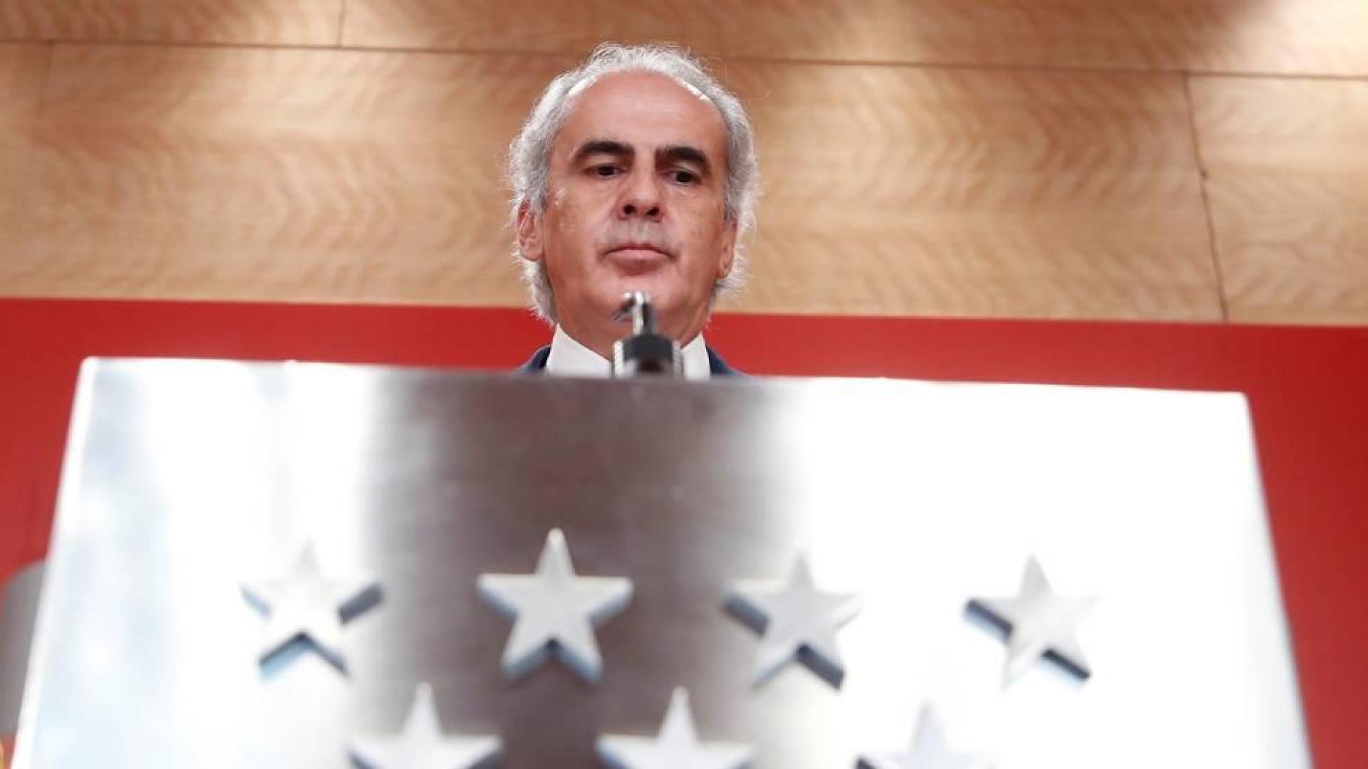 El consejero madrileño de Sanidad, Enrique Ruiz Escudero.