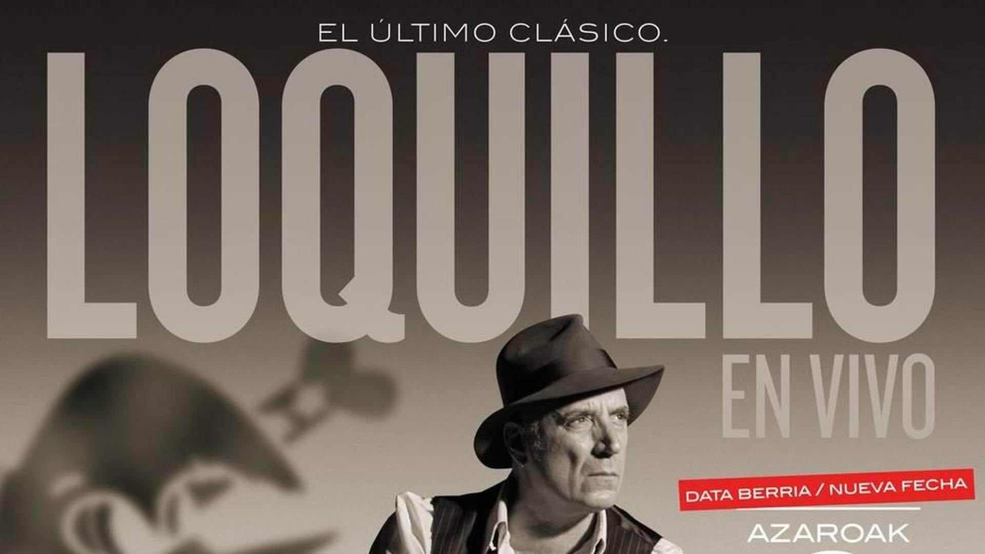 El concierto de Loquillo se aplaza al 6 de noviembre de 2021