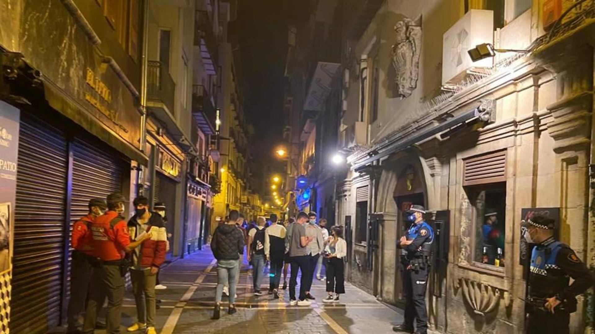 Propuestas para sanción 77 personas en el 'juevintxo'