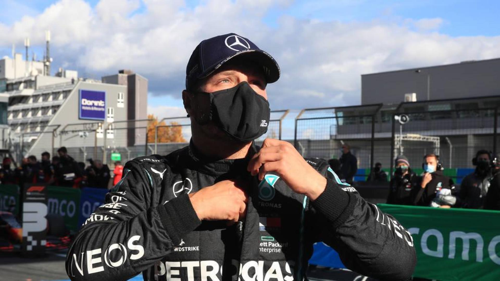 Bottas firma la 'pole' en Nürburgring y Sainz saldrá décimo
