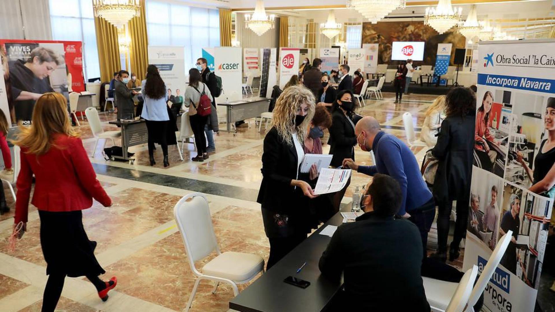 Medio millar de personas visitaron la VI edición de Navarra Jobs