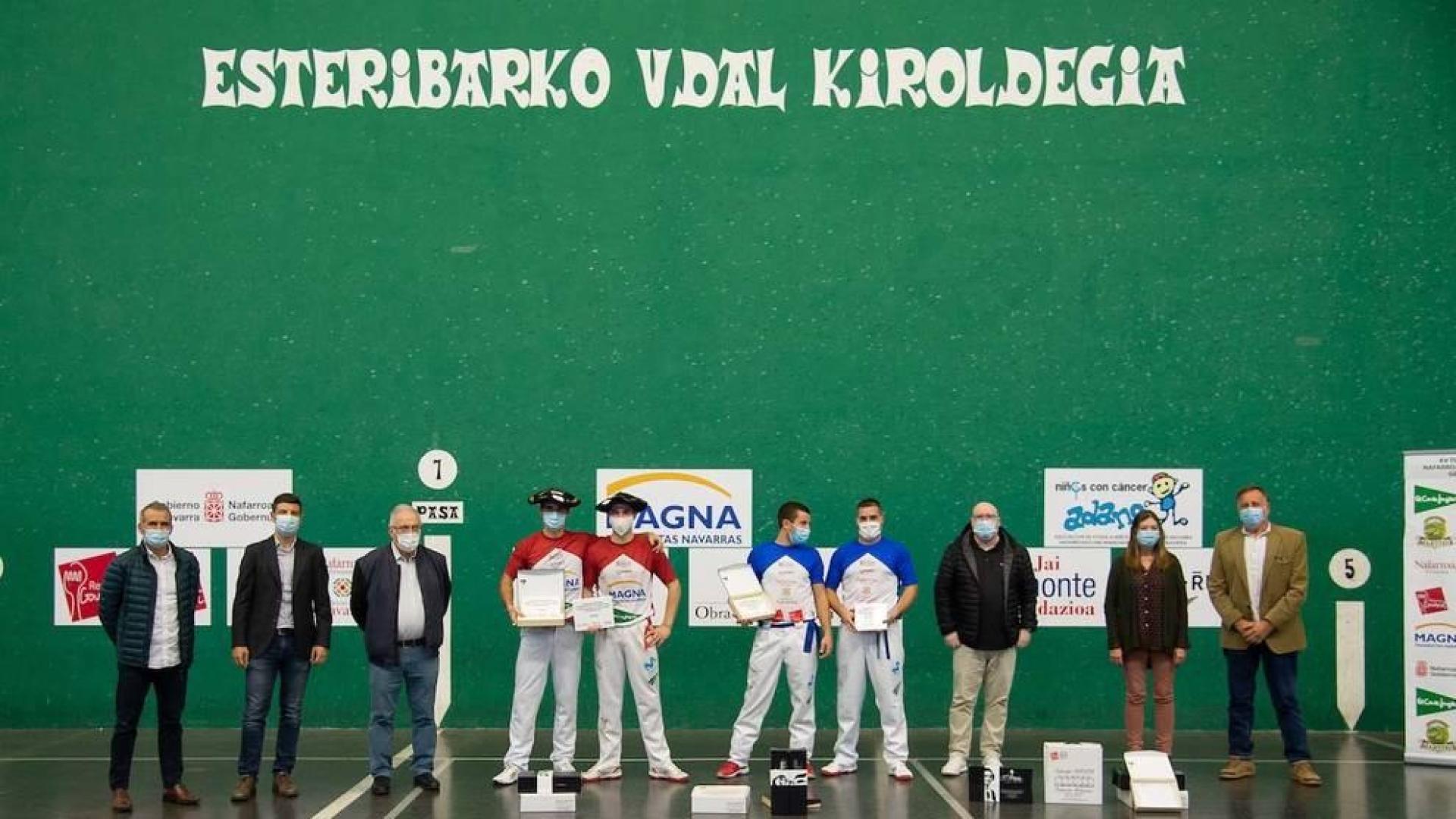 Aldabe-Ion se imponen en el XV Torneo Comunidad Foral de Navarra