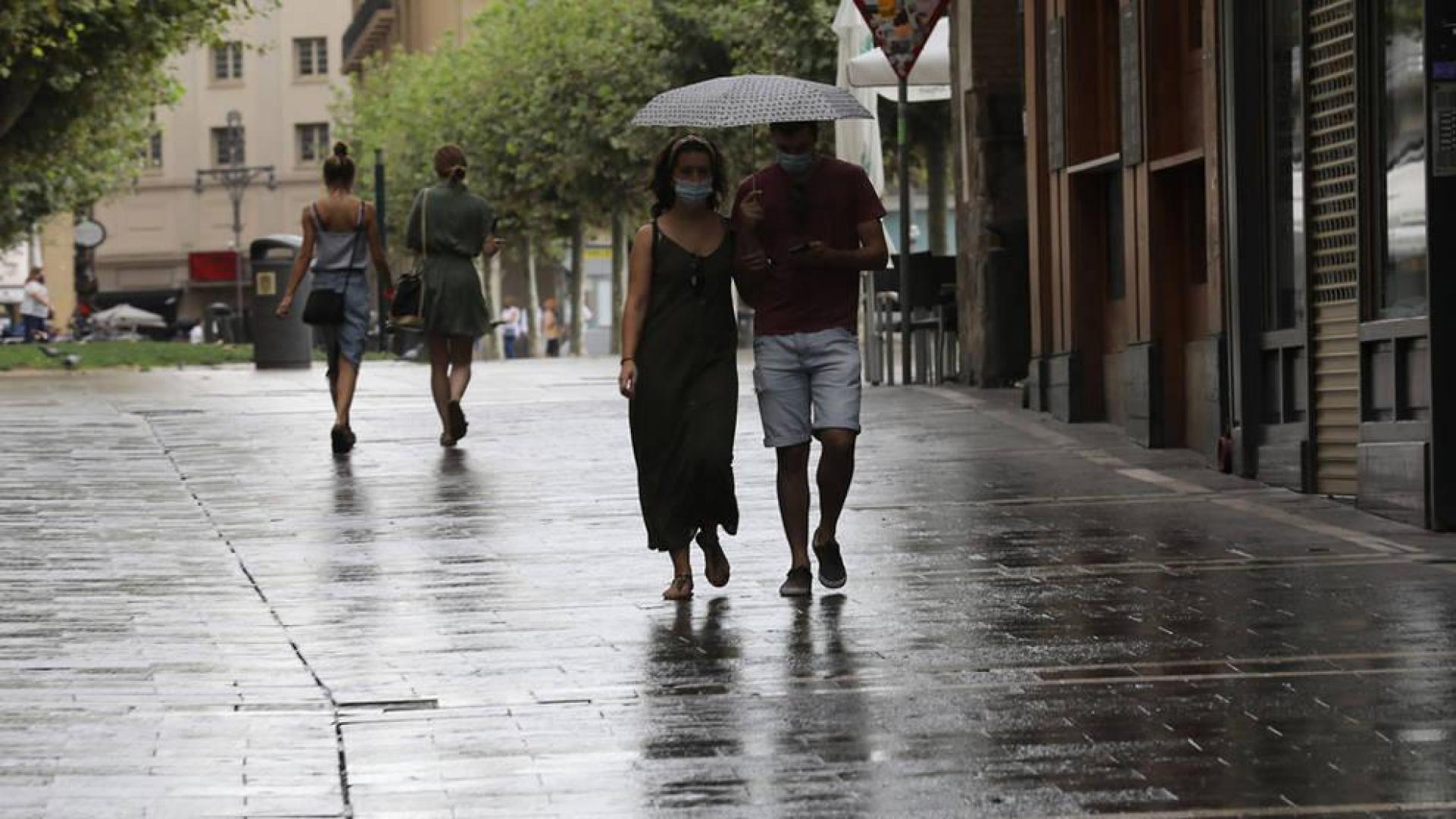 Temporal otoñal con frío, lluvia y cierzo