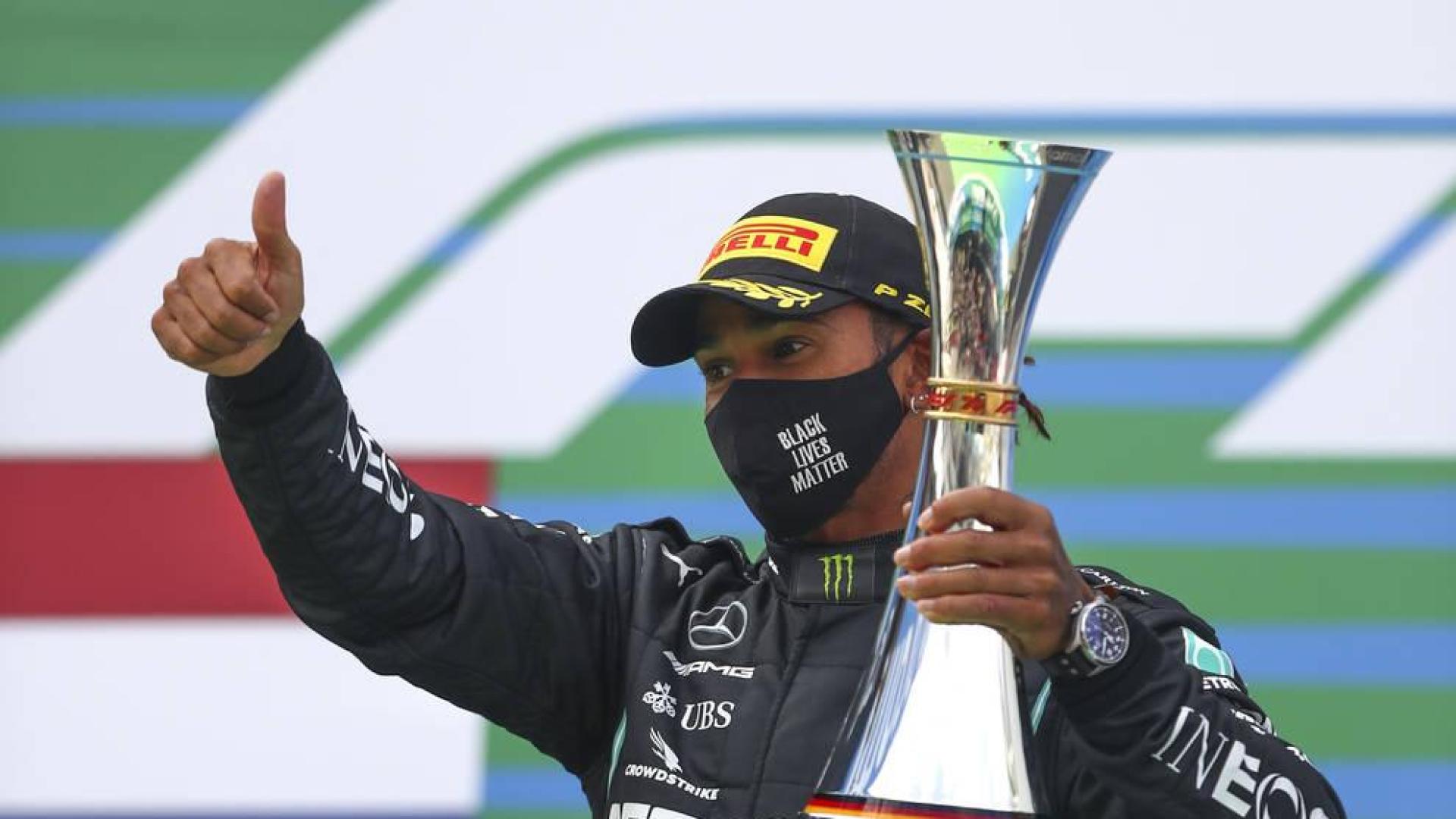 Hamilton, más líder tras igualar el récord de Schumacher; Sainz, quinto