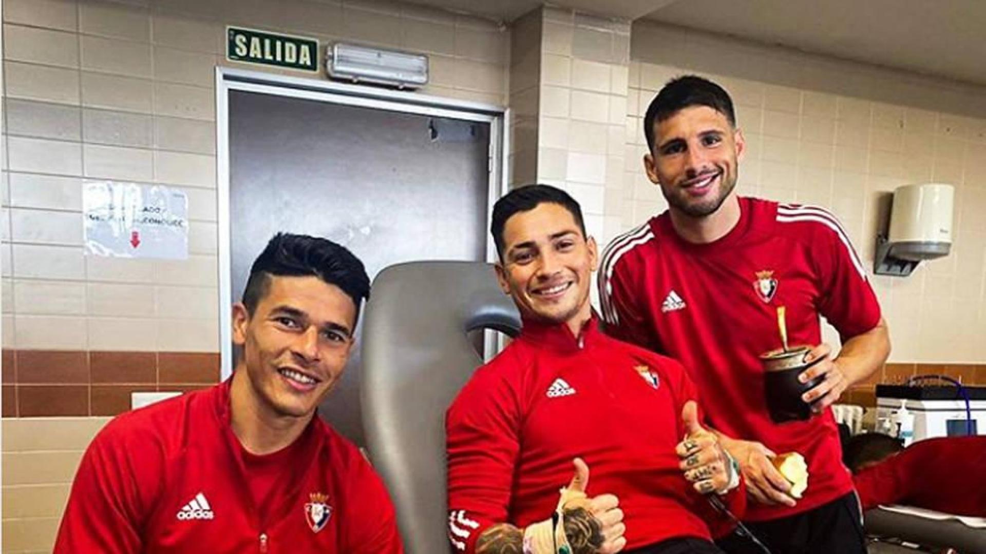 Los argentinos de Osasuna hacen piña