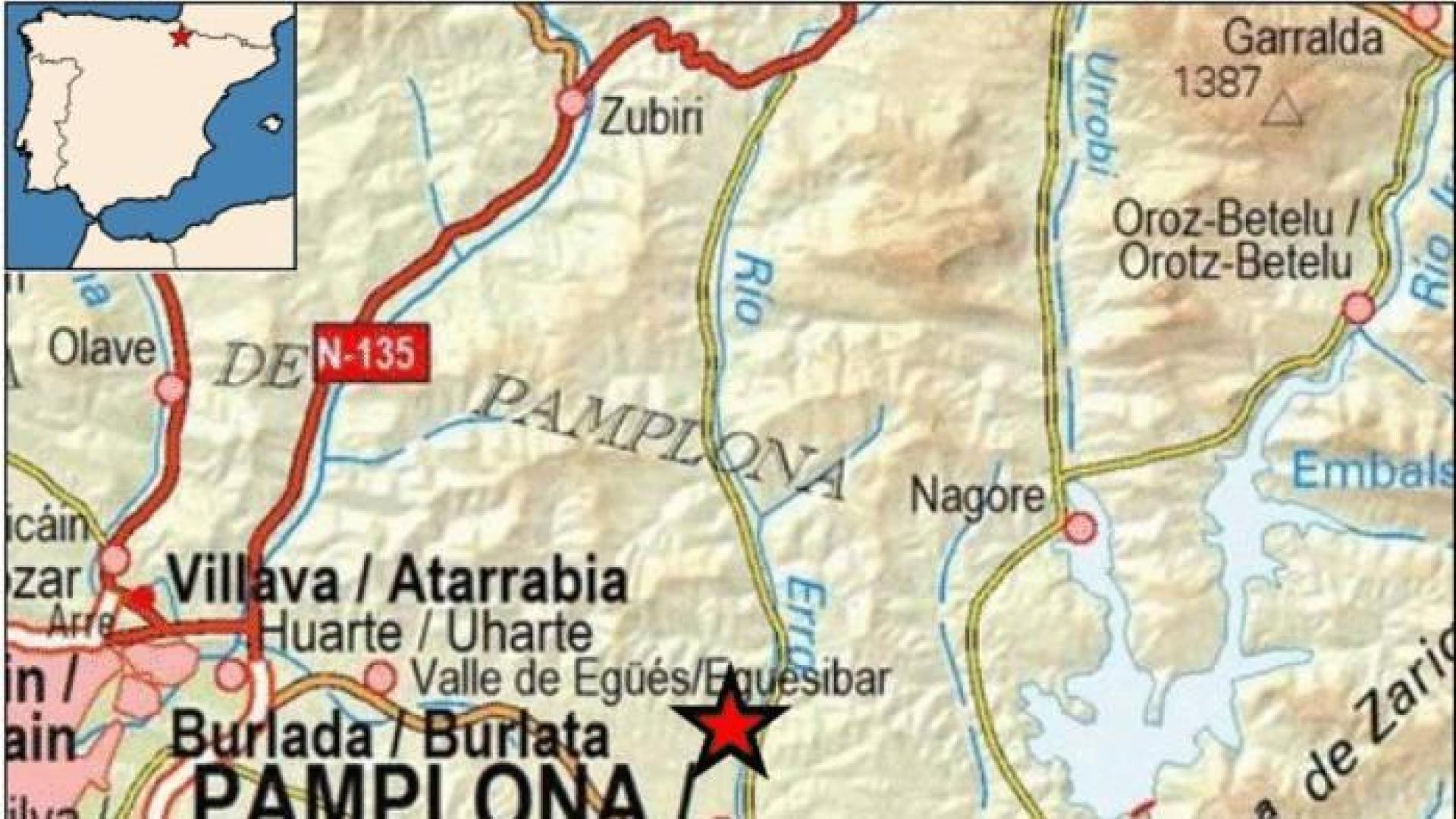 Otro nuevo terremoto despierta a los vecinos de Lizoáin