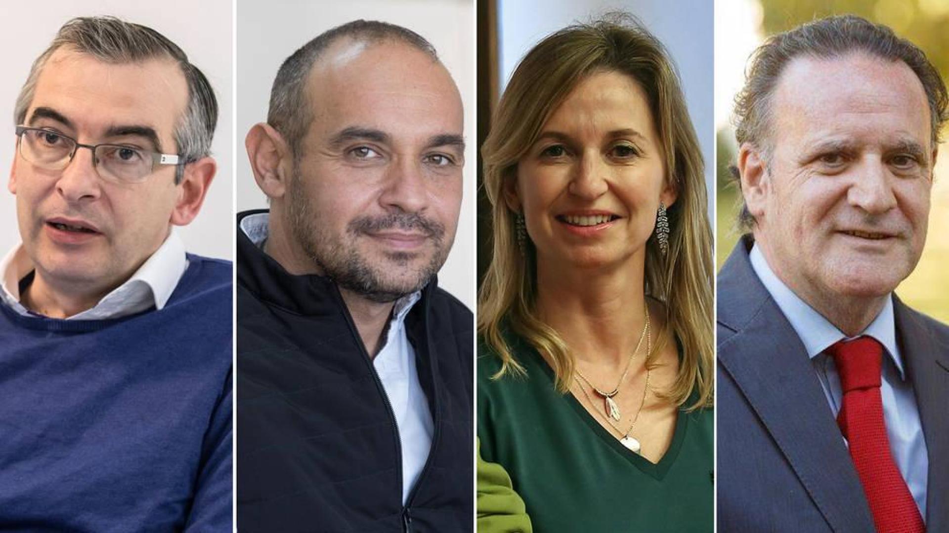 Sergio Gómez, Jesús Rodríguez, Yolanda Erro y Tomás Rodríguez, invitados al foro DN En Vivo sobre educación.
