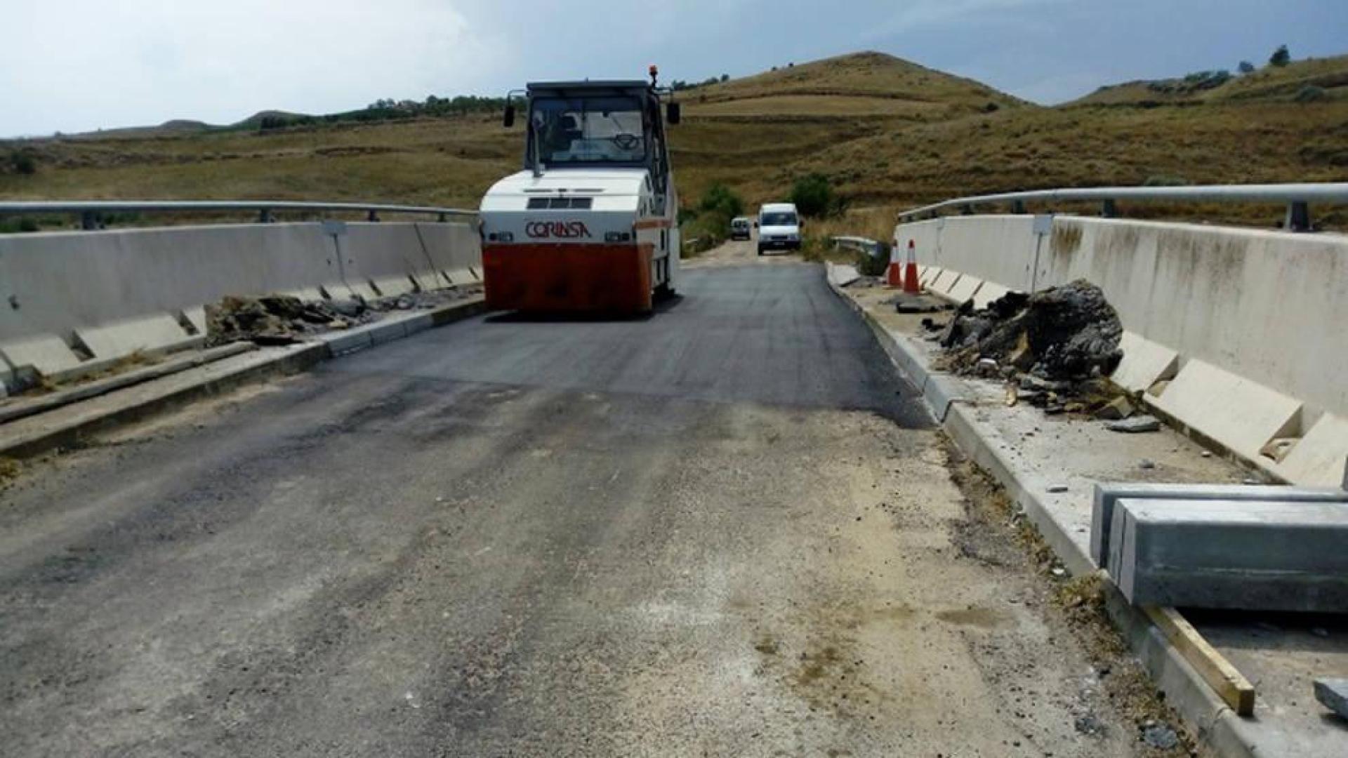 Reparados los accesos al paso elevado sobre las vías en Lodosa