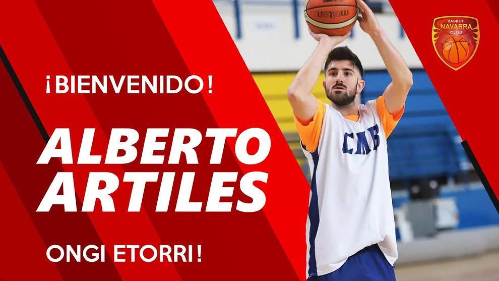 Artiles refuerza el juego exterior de Basket Navarra