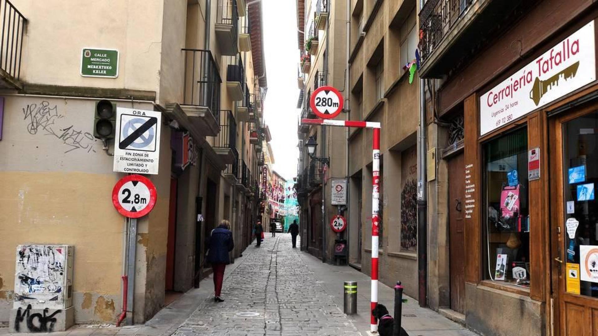 Tafalla controlará con cámaras el acceso de vehículos al casco viejo