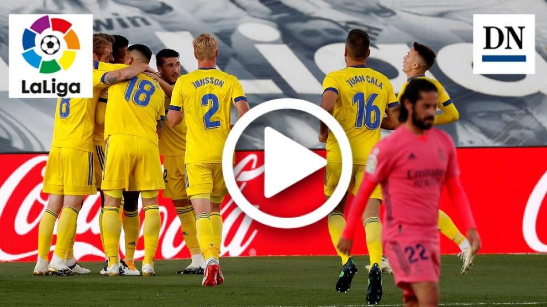 Resumen del Cádiz-Real Madrid en vídeo
