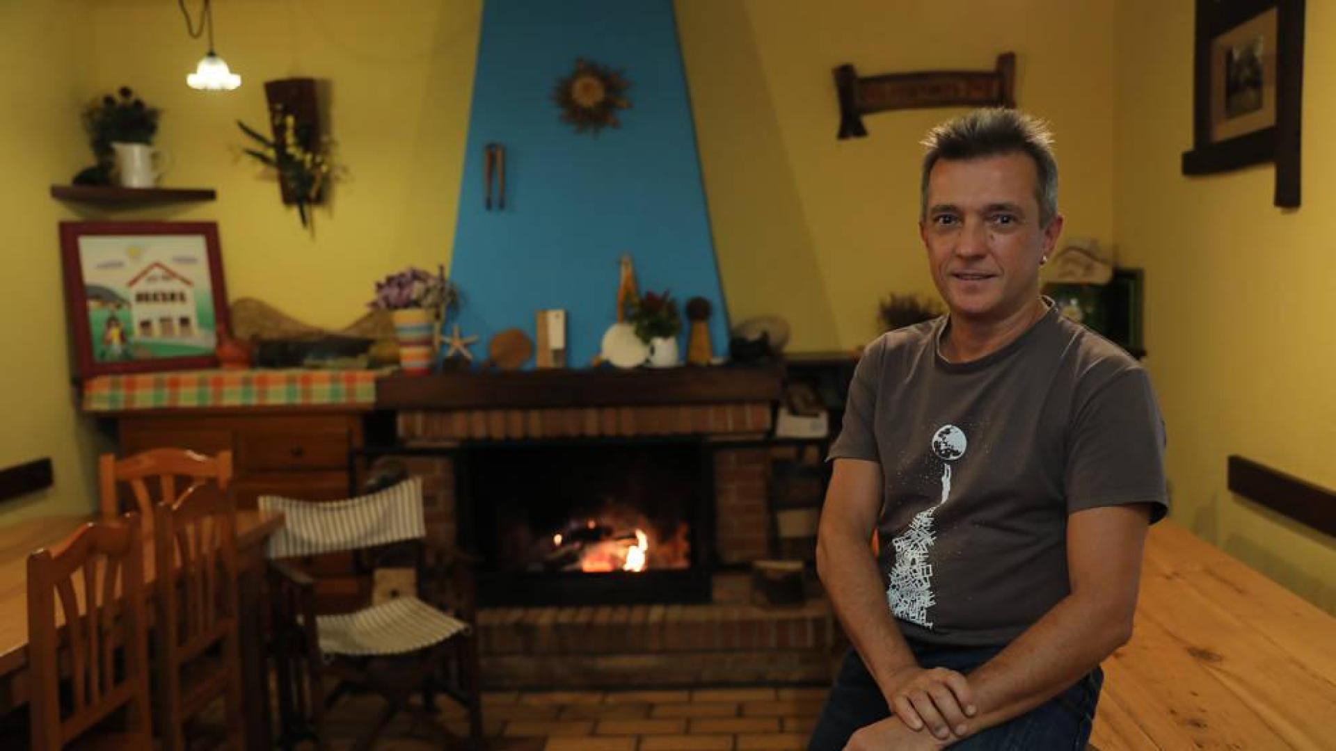 Mikel Albisu, 31 años en el albergue de Beintza-Labaien