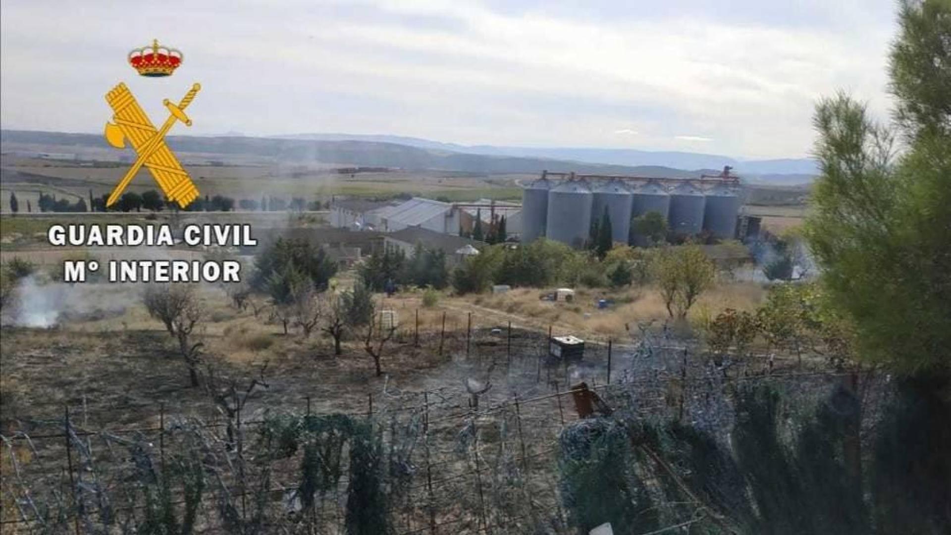 Extinguido un incendio que ha quemado tres hectáreas de monte bajo