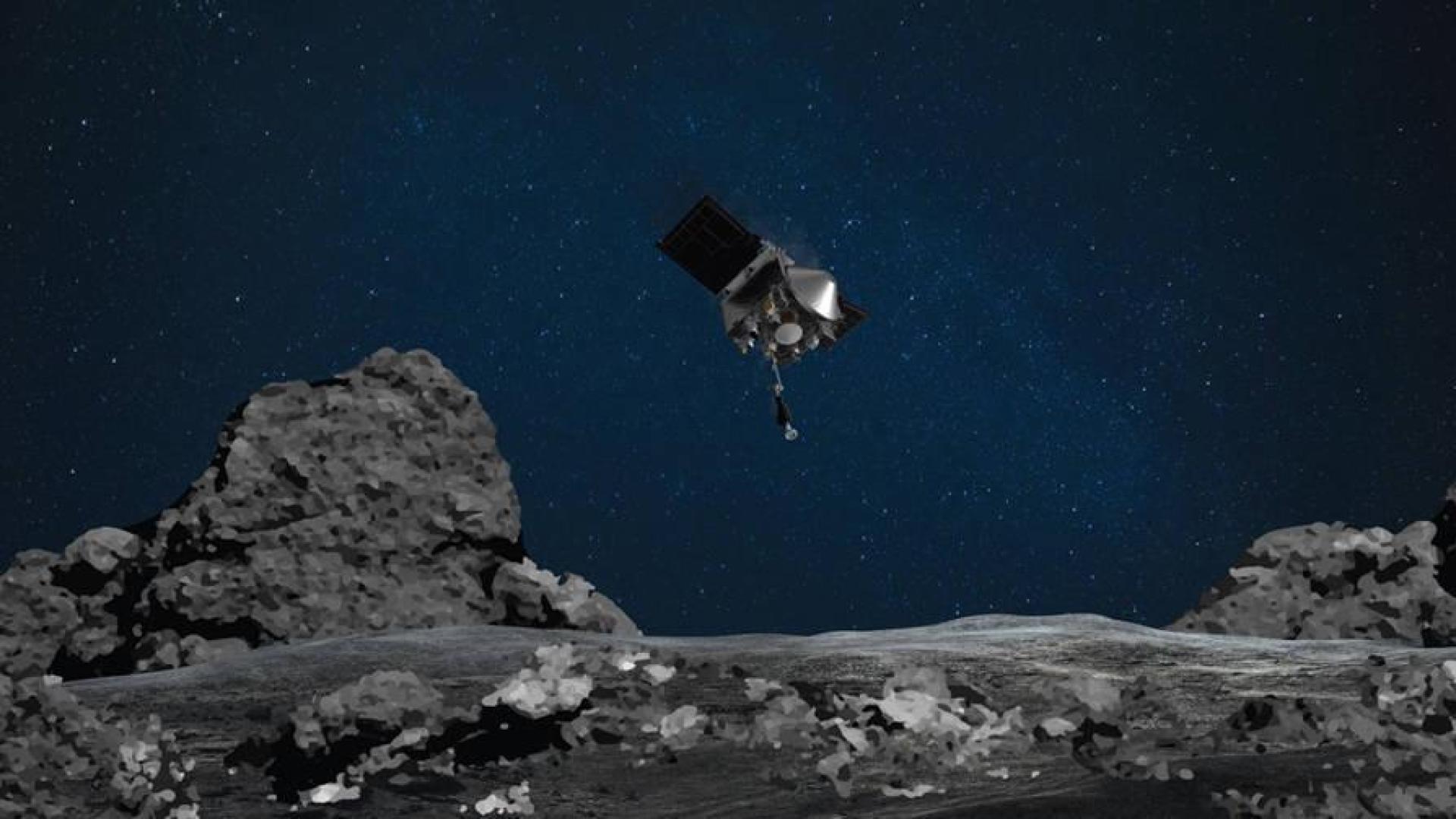 Una sonda de la NASA recoge muestras por primera vez de un asteroide