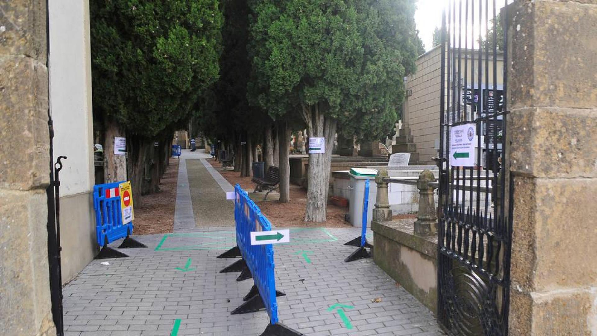 Tafalla fija en 350 personas el aforo del cementerio por Todos los Santos